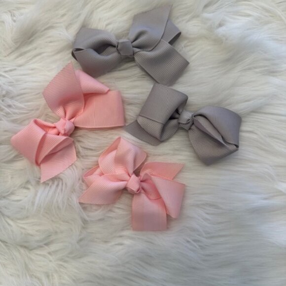 Hand Crafted Other - Bundle (4) of 3" Boutique Bows   3B8028